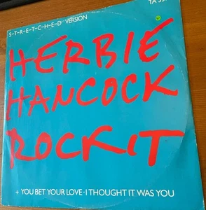 Vintage HERBIE HANCOCK (S-T-R-E-T-C-H-E-D VERSION) 12" TA 3577 CBS 1983 VG+! - Picture 1 of 3