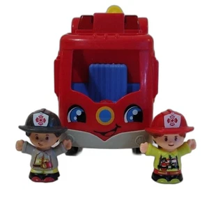 Camión de bomberos Fisher-Price Little People Helping Others niño niña 2010 luces/sonidos  - Imagen 1 de 11