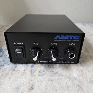 AMTC Model EQ-AMP08W PA Amplifier Equalizer Cont 12W Max - Picture 1 of 6