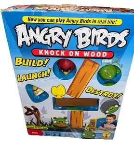 Angry Birds Knock On Wood Game Build Launch Destroy! Complete Ages 5+ 2010 - Picture 1 of 7