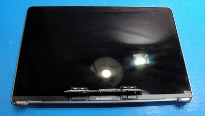 MacBook Pro 13" A1708 Late 2016 MLL42LL LCD Screen Assembly Gray 661-05095 Read - Image 1 of 3