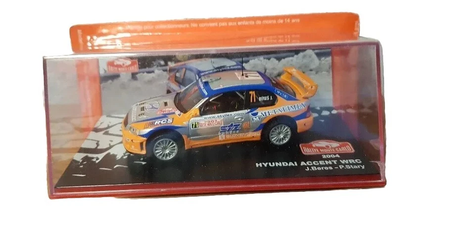 ALTAYA  HYUNDAI ACCENT WRC BERES STARY 2004  RALLYE + FASCICULE  1/43  (  CA3  ) - Photo 1/1