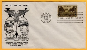 #934 3 Cent Army September 28 1945 Washington DC, M#68 Fidelity/McIntyre - Picture 1 of 1