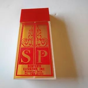 Vintage Benter's Elevator, Inc Salt and Pepper Shakers Bonduel, WI Advertising - Picture 1 of 10