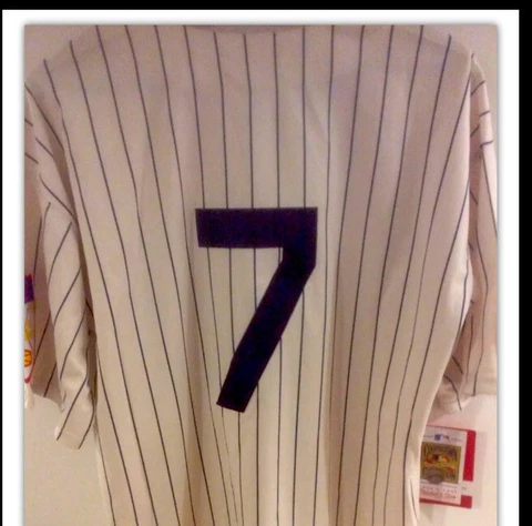 Mickey Mantle NY Yankees jersey, NWT, Mens Medium, 22” pit-to-pit Cover