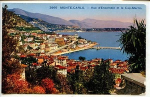 CP Monaco - Monte-Carlo - Vue d'ensemble et le Cap-Martin - Picture 1 of 2