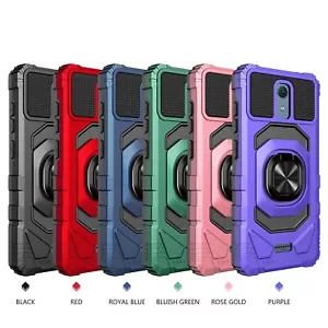 For T-Mobile Wiko Voix Ring Hybrid Shockproof Hard Phone Case Tempered Glass - Picture 1 of 33