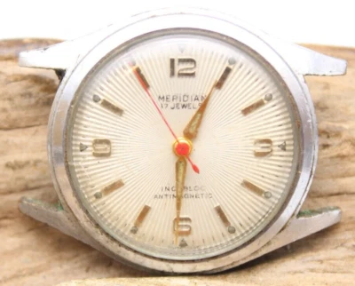 RELOJ HOMBRE ELOGA MERIDIAN BYX 17j INCABLOC 31.2mm 16.7mm TERCO PARA REPARACIÓN (GH3) Foto 1 de 4