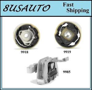 3PCS MOTOR MOUNT FIT 2015 VOLKSWAGEN GOLF SPORTWAGEN 1.8L 5SPD WAGON - MANUAL - Picture 1 of 5