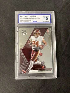 2020 PANINI MOSIAC - ANTONIO GIBSON - #227 - ROOKIE - GEM MT 10 - CCGRADING - Bild 1 von 2