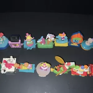 Lot of 15 McDonalds Happy Meal Train Toys 1997 Snoopy Sega Mermaid ET Tiny Toons - Picture 1 of 6
