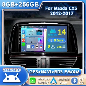 Android 14 per Mazda 6 Atenza 2012-2016 Autoradio CarPlay GPS Navi AHD 8G+256GB - Foto 1 di 18