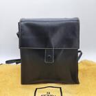 Fendi Backpack All Leather Gold Hardware Mini Black Messenger Bag Crossbody