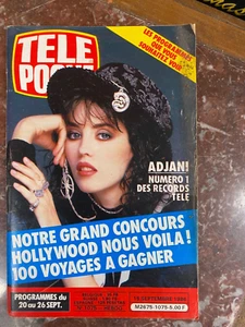 REVUE LIVRE TÉLÉ POCHE 1986 N° 1075 ISABELLE ADJANI PAS FILM DVD - Picture 1 of 1