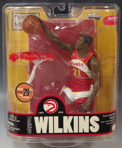 McFARLANE DOMINIQUE WILKINS HARDWOOD CLASSICS SERIES 3 NBA HAWKS BASKETBALL MIB Cover