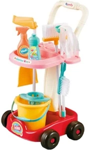 YSAMAX Trolley Cleaning Accessories Playset, Role Play, Pretend Children Playset - Picture 1 of 7