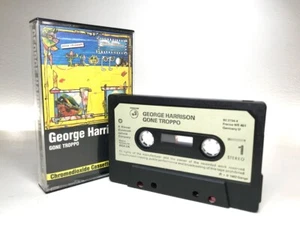 George Harrison GONE TROPPO Cassette 923724-4 **1ST ISSUE 1982** PAPER LABELS - Picture 1 of 9