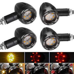Motorcycle LED Turn Signals Brake Tail Light For Yamaha V Star 250 650 950 1100