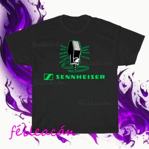 Brand New Sennheiser Logo American T-Shirt Funny Size S to 5XL - Picture 1 of 5