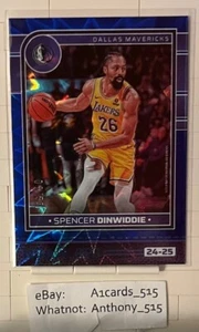 Spencer Dinwiddie - 2024-25 Panini Hoops #120 - Blue Parallel 01/59 - Picture 1 of 3