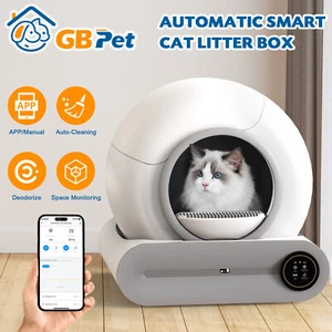 Automatic Self Cleaning Cat Litter Box Odor-Removal Smart WiFi App Kitty Toilet - Picture 1 of 12