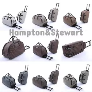 New Stylish Travel Bag Wheel Base Studs Holiday Trip Weekend Gym Sports - Picture 1 of 30