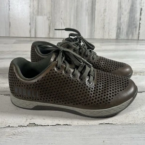 Scarpe da ginnastica NOBULL donna pelle muschio atletica taglia 8,5 uomo 7 traforate - Foto 1 di 7