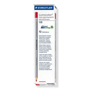 Lápiz omnicrom no permanente Staedtler Lumocolor 108 - caja de 12, elige el color - Imagen 1 de 3