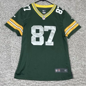 Green Bay Packers Nike Jordy Nelson Jersey Women’s Large Green On Field NFL - Picture 1 of 9