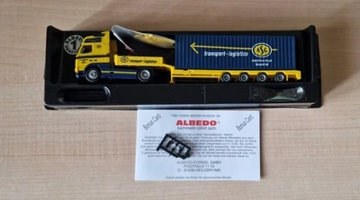 Albedo/Herpa 320116 VOLVO FH16 ASG Transport Finland container 1:87 OVP - Immagine 1 di 3