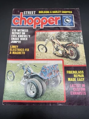 1975 JAN STREET CHOPPER MOTORCYCLE MAGAZINE HARLEY TRIUMPH TRIKE KAWASAKI HONDA - Image 1 of 2