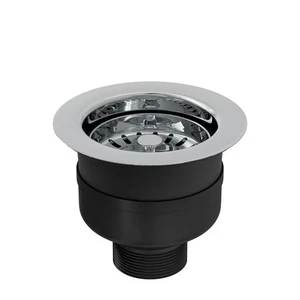 Colador de fregadero de cocina TOP FIX 90mm residuos cromados. Nuevo en caja. PVP £48 - Imagen 1 de 5