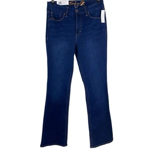 Seven7 Damen Jeans Größe 10 Bauchlos High Rise Slim Boot Blau Medium Wash - Bild 1 von 13