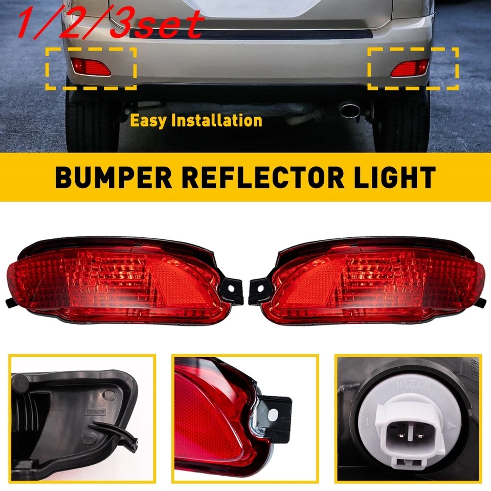 Luz de parachoques trasera izquierda derecha para 07-08 Lex RX350 RX400h rojo 1/2 juego Foto 1 de 1