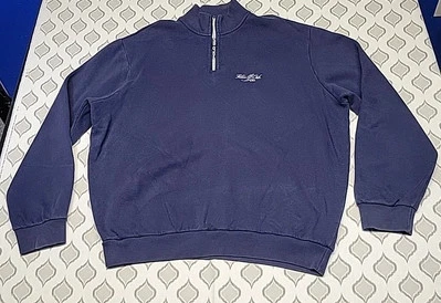 Polo Golf Ralph Lauren 1/4 Zip Pullover  Sweater Navy Blue Mens XL Fallen Oak  - Image 1 of 4
