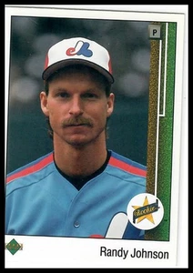 Upper Deck 1989 #25 Randy Johnson Montreal Expos RC Rookie - Foto 1 di 2