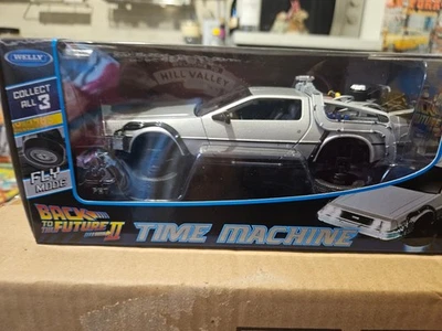 DELOREAN RITORNO AL FUTURO 2 1:24 Modellino Welly - Immagine 1 di 2