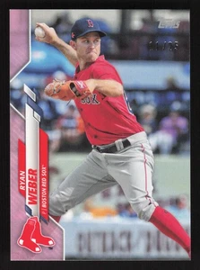 2020 Topps Mini (On-Demand) - Pink - #U-127 Ryan Weber - Red Sox - 11/25 - Picture 1 of 2