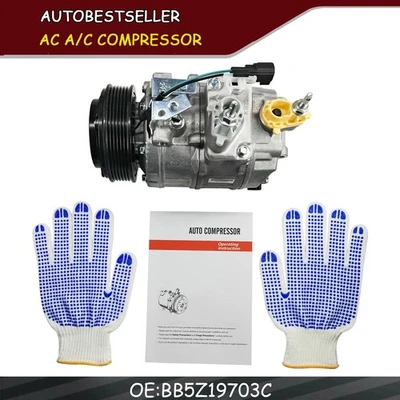 AC A/C Compressor CO 29130C for Ford Edge 2012-2014 Ford Explorer 2012 2013 2.0L - Imagem 1 de 4