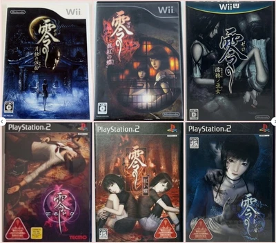 Fatal Frame Zero 1 2 3 Mask Crimson Maiden set Lot 6 PS2 Wii WiiU - Image 1 of 4