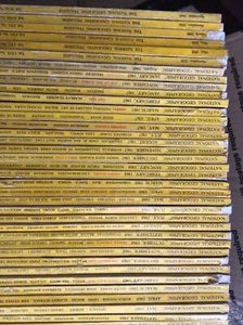 National Geographic Random Lot of 10…ranging from 1960s to 2000's - Picture 1 of 3