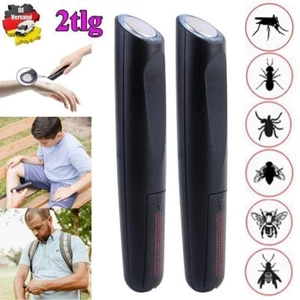 2x Elektrisch Stichheiler Insektenstiche Mückenstich Juckreiz Entlasten Stift DE - Bild 1 von 12