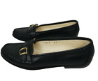 Womens Cole Haan 5354 Black Leather Driving Moccasin Loafer Flats Size 5.5
