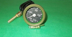 Willys MB Jeep Ford GPW CJ - Temperature Gauge Olive - Bild 1 von 2