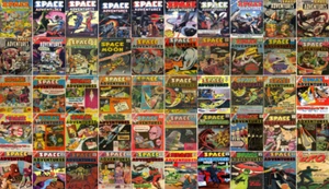 1952 - 1967 Space Adventures Comic Book Package - 50 eBooks on CD - Picture 1 of 3