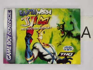 Manual Gameboy Advance: Earth Worm Jim AGB-AEJP-EUR earthworm jim - Picture 1 of 8