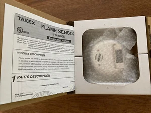TAKEX FS-2000E / FS2000E FLAME DETECTOR SENSOR. FIRE ALARM DEVICE. TAKENAKA LTD - Picture 1 of 6