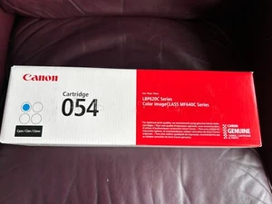 SEALED : OEM 054 Laser Cartridge CYAN BLUE ; Genuine Canon - Zdjęcie 1 z 5