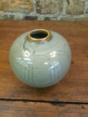 Antique Chinese Celadon Vase - Image 1 of 4
