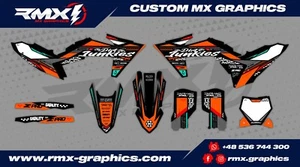 KTM SX SXF 2023+ decalcomanie adesivi decorazione design grafica RMX - Foto 1 di 6